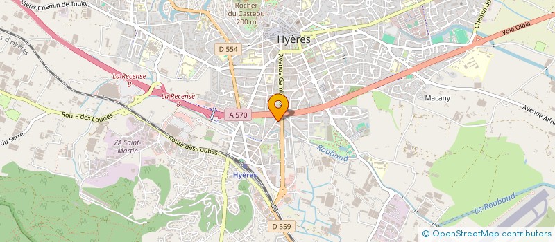 localisation de l'entreprise RE FRERES INDIVISION à HYERES