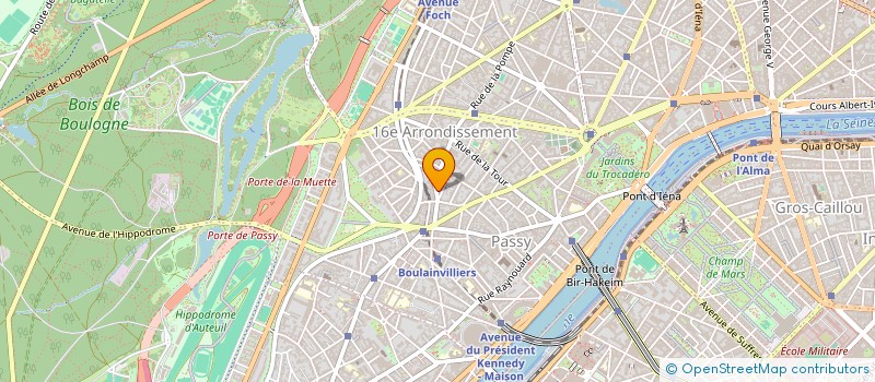 localisation de l'entreprise RE-FUGE HOLDING  PARIS