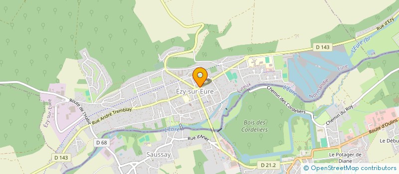 localisation de l'entreprise RE.GA.RO  EZY-SUR-EURE