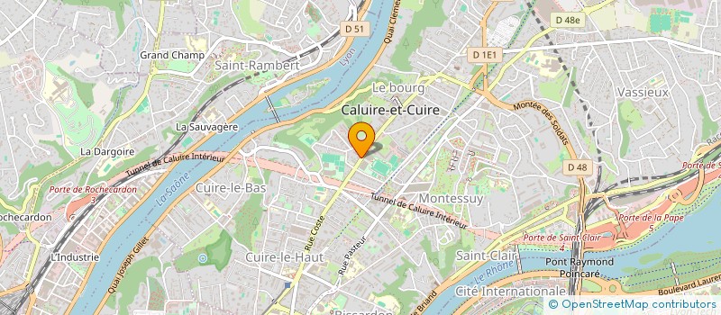 localisation de l'entreprise RE GYM CLUB à CALUIRE-ET-CUIRE