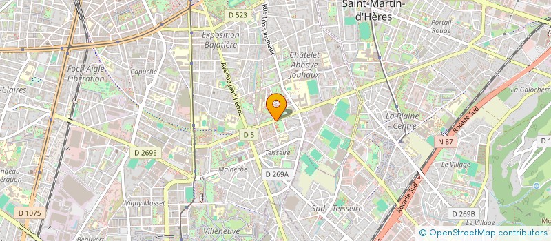 localisation de l'entreprise RE INVEST  GRENOBLE