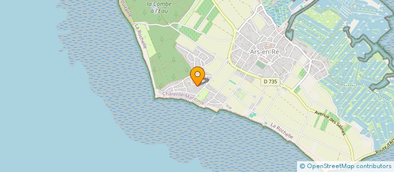 localisation de l'entreprise RE JOUIR  ARS-EN-RE