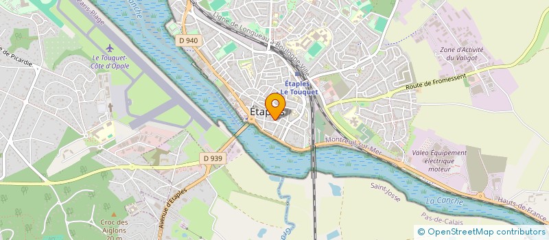 localisation de l'entreprise RE-LIBERTE à ETAPLES