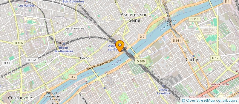 localisation de l'entreprise RE MEDIA  ASNIERES-SUR-SEINE