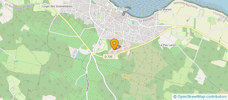localisation de l'entreprise RE MEUBLES LITERIE à LA FLOTTE