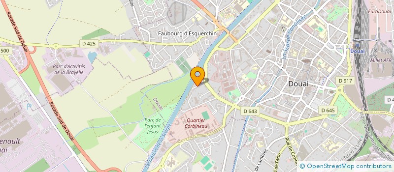 localisation de l'entreprise RE-MISSION à DOUAI