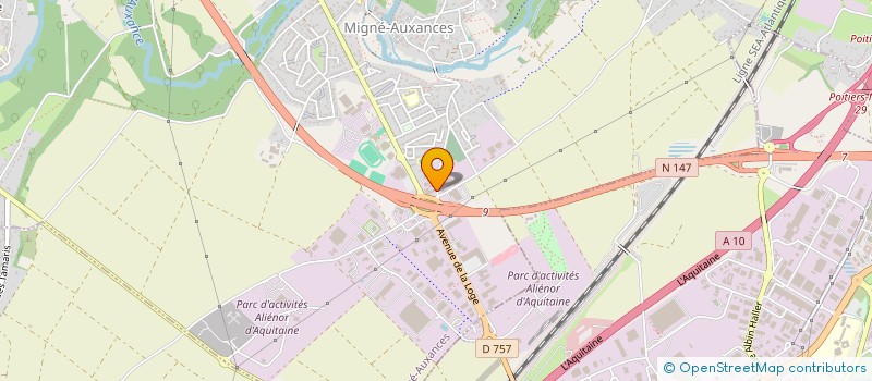 localisation de l'entreprise RE'N'BO  MIGNE-AUXANCES