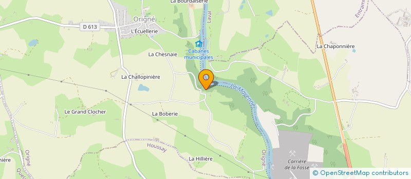 localisation de l'entreprise RE-N'ESSENCE  ORIGNE