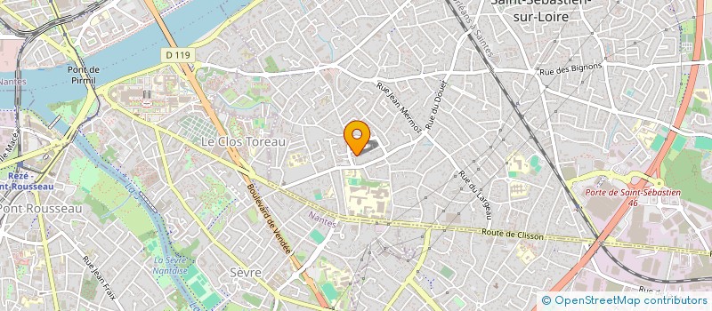 localisation de l'entreprise RE-NAISSANCE à SAINT-SEBASTIEN-SUR-LOIRE