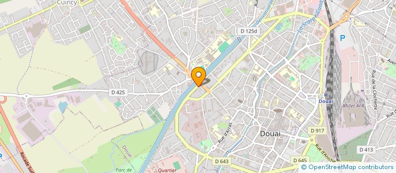 localisation de l'entreprise RE-NAITRE à DOUAI