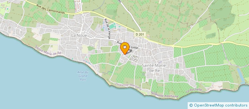 localisation de l'entreprise RE-NEPAL  SAINTE-MARIE-DE-RE