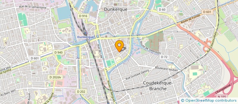 localisation de l'entreprise RE-NOUVEAU DE LA BASSE VILLE (RNBV) à DUNKERQUE