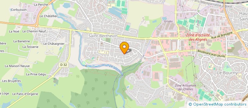 localisation de l'entreprise RE'NOVAIS MACONNERIE  SAINT-BERTHEVIN