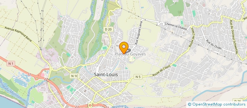 localisation de l'entreprise RE.PA.GA à SAINT-LOUIS