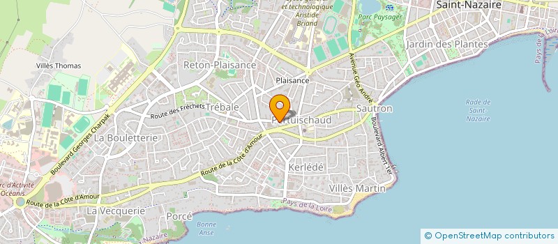 localisation de l'entreprise RE-PARE  SAINT-NAZAIRE