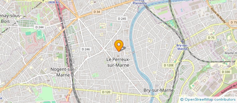 localisation de l'entreprise RE-PARTIR  LE PERREUX-SUR-MARNE