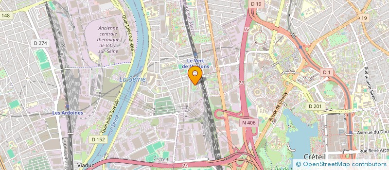 localisation de l'entreprise RE-PROD  ALFORTVILLE