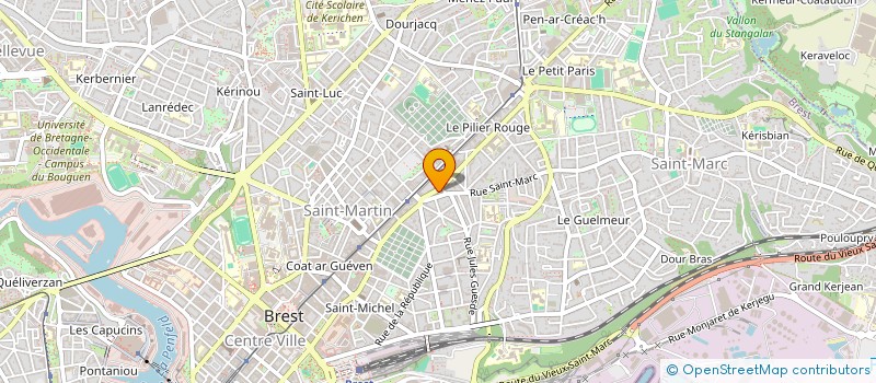 localisation de l'entreprise RE-SENTIR à BREST
