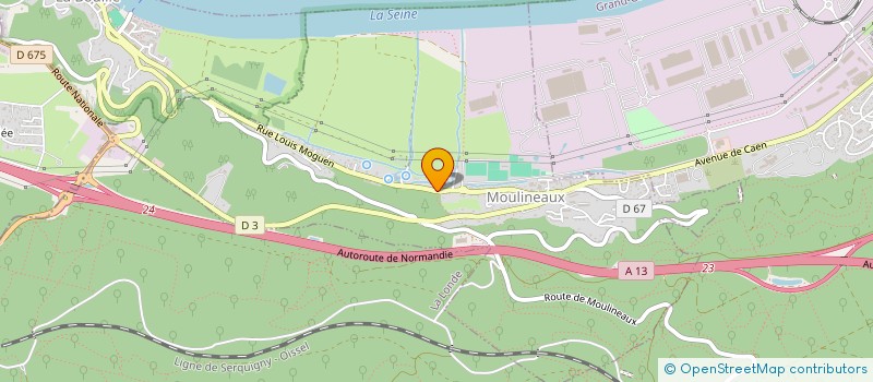 localisation de l'entreprise RE- SOURCE  ASSOCIATION  MOULINEAUX