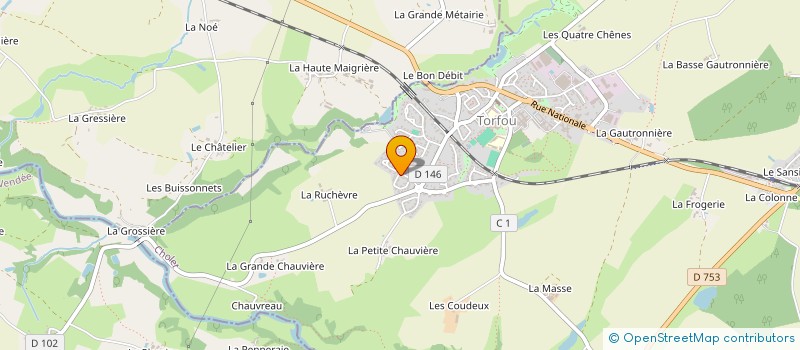 localisation de l'entreprise RE'SOURCE COACHING à CLISSON