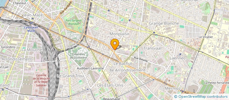 localisation de l'entreprise RE-SOURCES  LYON