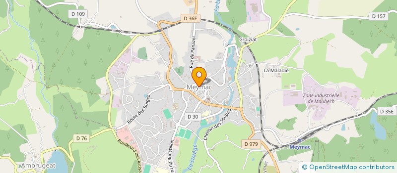 localisation de l'entreprise RE-SOURCES à MEYMAC
