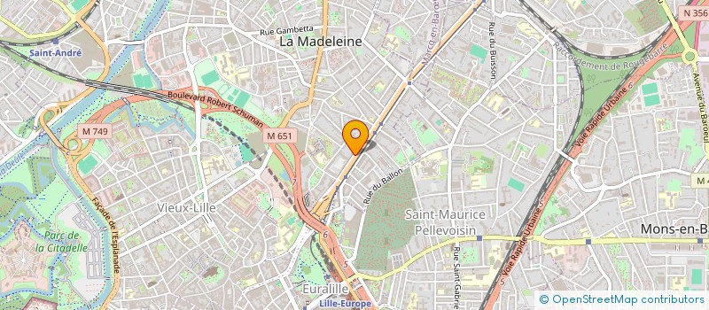localisation de l'entreprise RE-SOURCES CAPITAL à LA MADELEINE