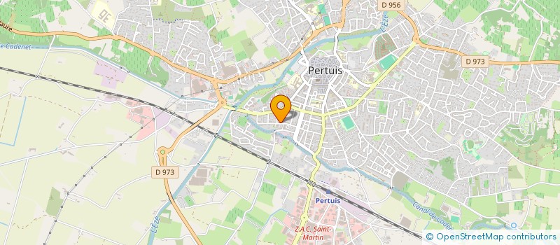 localisation de l'entreprise RE SOURCES HABITAT  PERTUIS