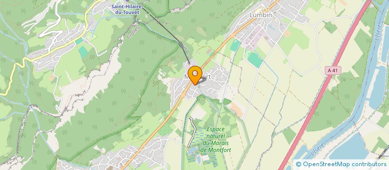 localisation de l'entreprise RE-STORE  MONTBONNOT-SAINT-MARTIN