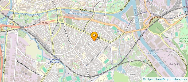 localisation de l'entreprise RE-STORE à STRASBOURG