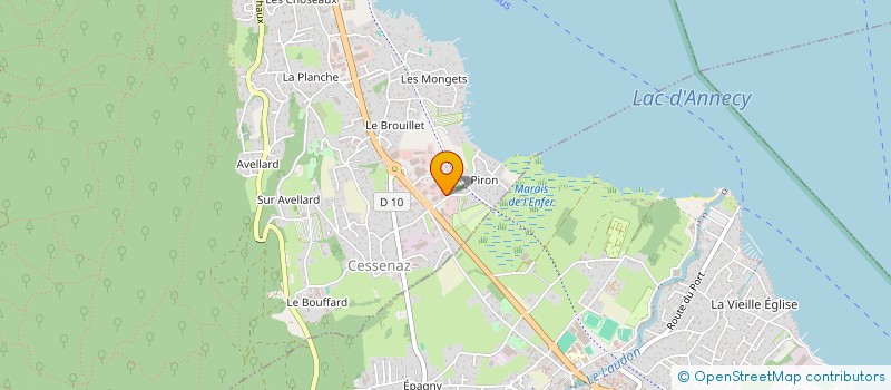 localisation de l'entreprise RE-STRUCTURE  SEVRIER