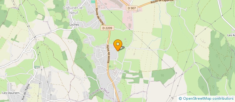 localisation de l'entreprise RE-STYL'IMMO à CREUZIER-LE-NEUF