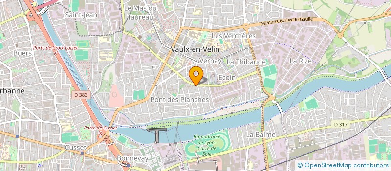 localisation de l'entreprise RE TAXI69  VAULX-EN-VELIN