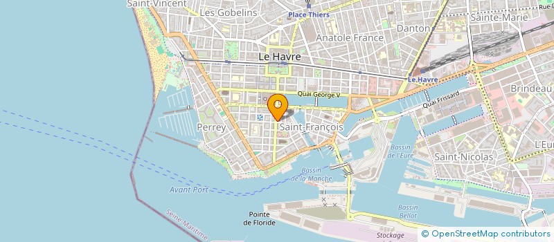 localisation de l'entreprise RE-TOUCH  LE HAVRE