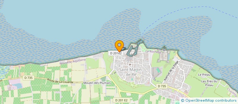 localisation de l'entreprise RE-UNION  SAINT-MARTIN-DE-RE