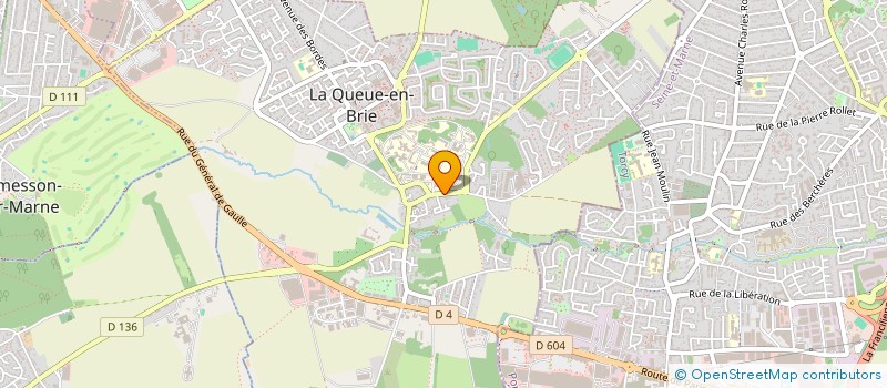 localisation de l'entreprise RE'UNIS  LA QUEUE-EN-BRIE