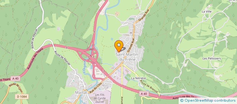 localisation de l'entreprise RE-UZ PRODUCTION à SAINT-MARTIN-DU-FRENE