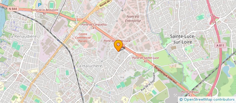 localisation de l'entreprise RE-VERRE DE BOUTEILLE à NANTES