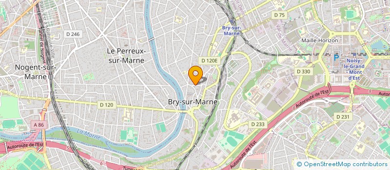 localisation de l'entreprise RE-VERY à BRY-SUR-MARNE