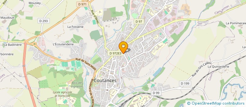 localisation de l'entreprise RE - VUS à COUTANCES