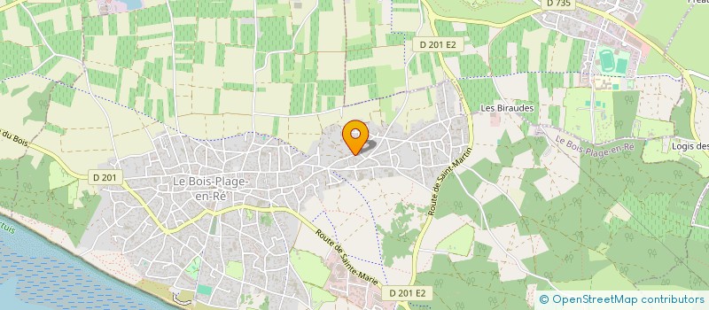 localisation de l'entreprise RE'ZILIENCE  LE BOIS-PLAGE-EN-RE