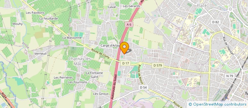 localisation de l'entreprise RE ZO 71  CHARNAY-LES-MACON