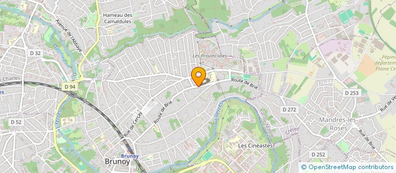 localisation de l'entreprise RE2 PRODUCTION à BRUNOY