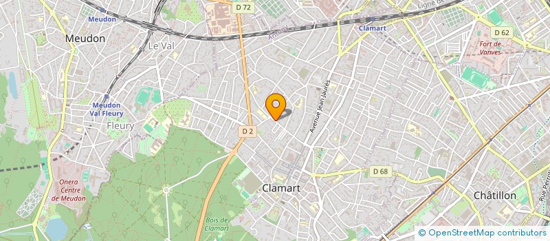 localisation de l'entreprise RE24 à CLAMART