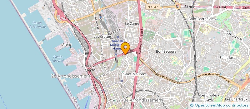 localisation de l'entreprise RE9 à MARSEILLE
