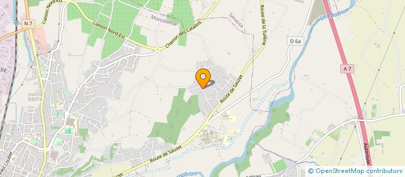 localisation de l'entreprise REA 1 à MONTELIMAR