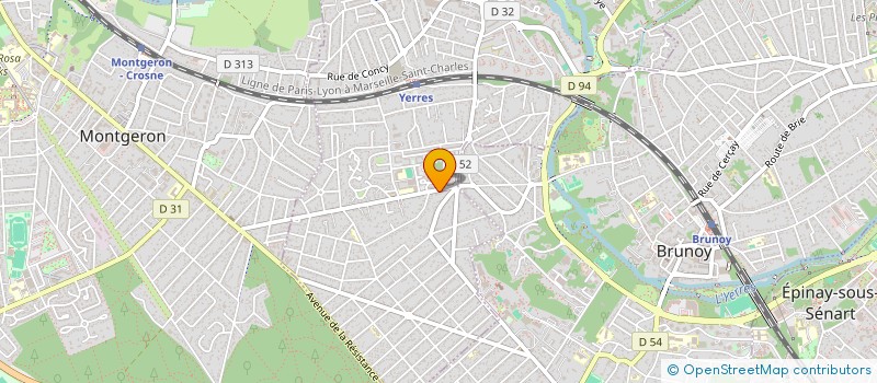 localisation de l'entreprise REA à YERRES