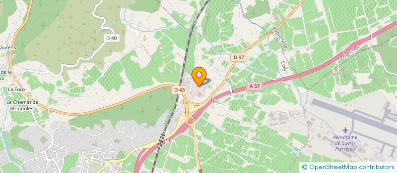 localisation de l'entreprise REA à CUERS