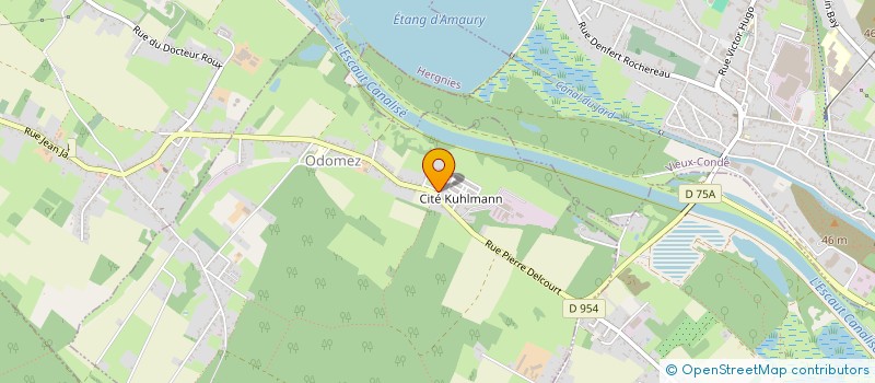 localisation de l'entreprise REA BATIMENT à ODOMEZ