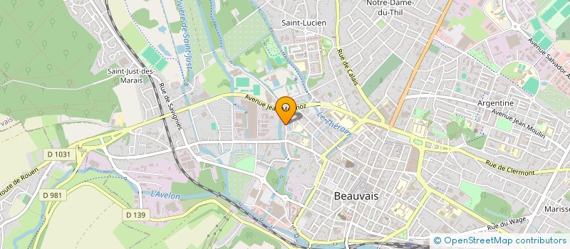 localisation de l'entreprise REA CORPS à BEAUVAIS